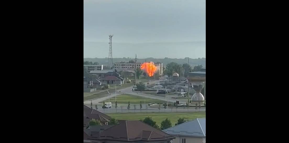 В Грозном беспилотники атаковали военную базу