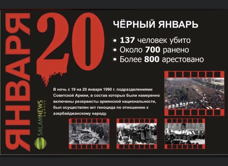 Azerbaijan marks 35th anniversary of Soviet invasion that resulted in loss of life