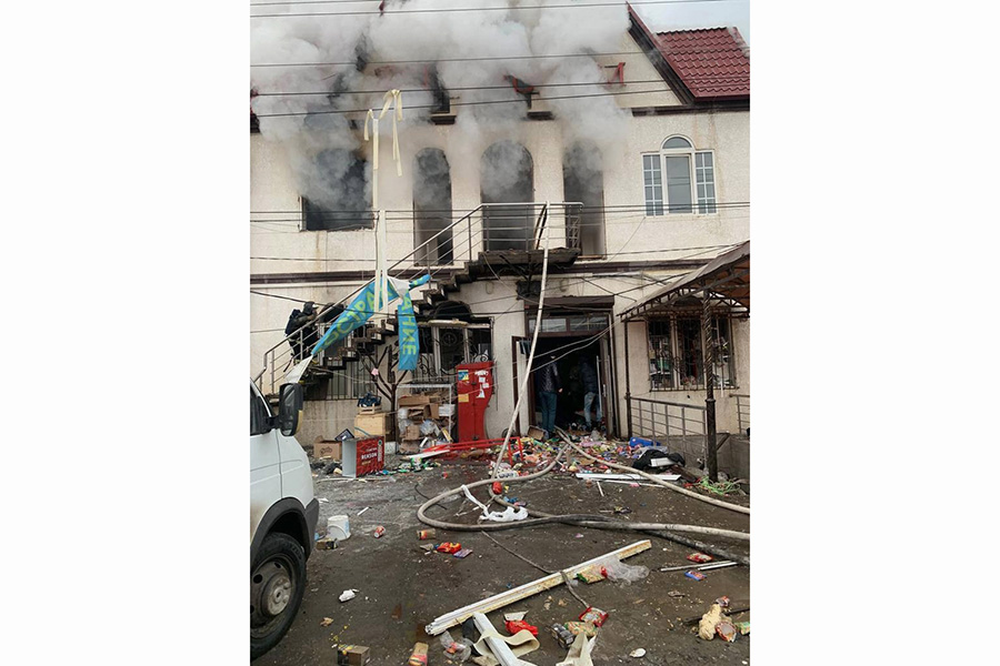 An explosion rocked a college in Ingushetia