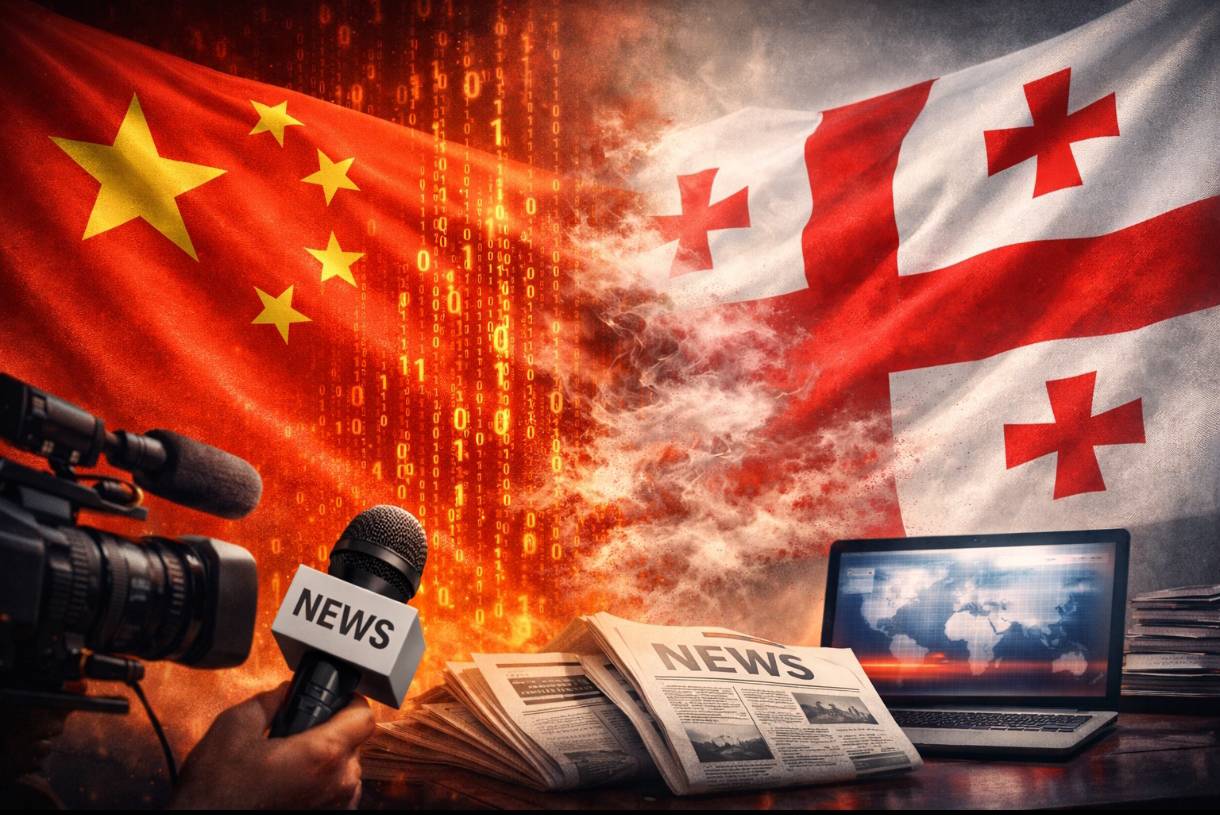 «Репортеры без границ» заявили о скрытой стратегии влияния Китая на медиа в Грузии