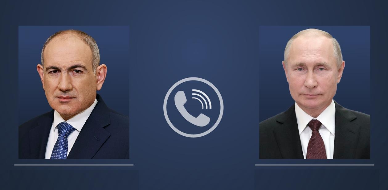 Лидеры РФ и Армении обсудили сотрудничество в сферах торговли и энергетики в телефонном режиме