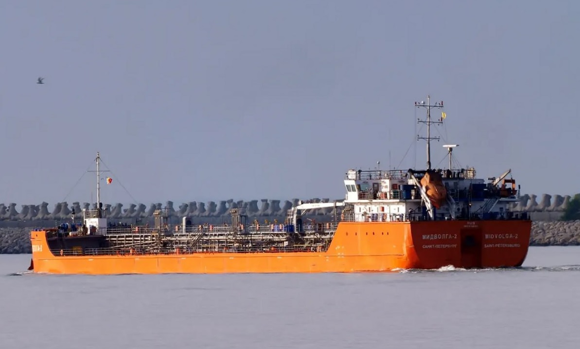 A Russian tanker bound for Georgia was attacked