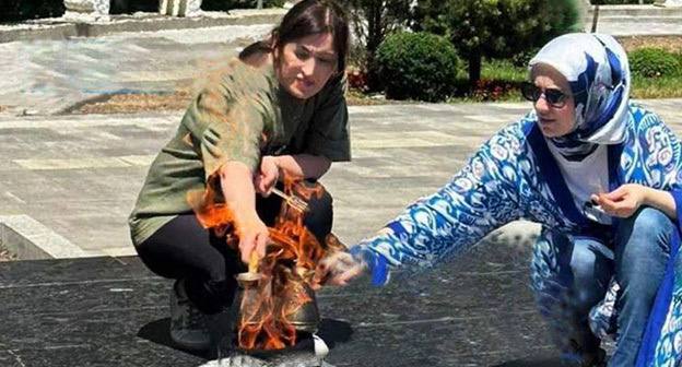 In Dagestan, women were fined 2 million rubles for brewing coffee near the Eternal Flame