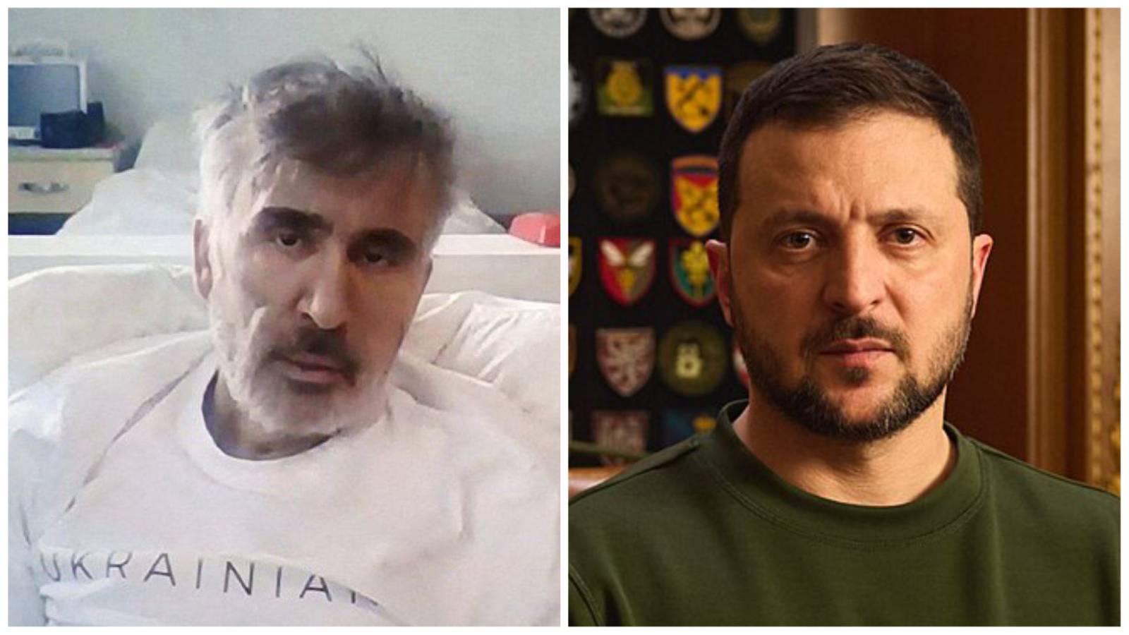 Саакашвили попросил Зеленского включить его в список пленных