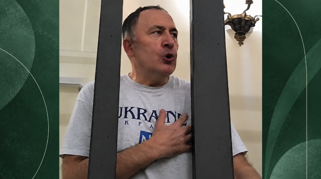Saakashvili Sang the Ukrainian Anthem During a Court Hearing in Tbilisi