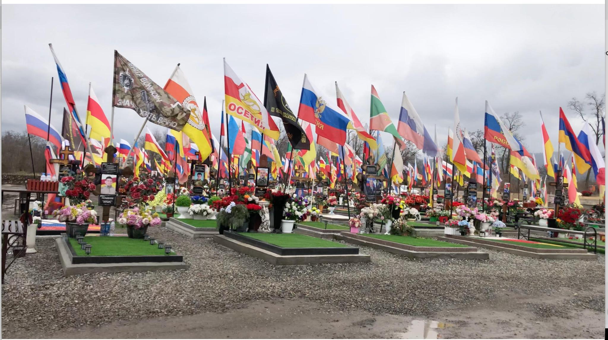 At least 9,450 military personnel from Southern Russia and the North Caucasus have been killed in Ukraine; the tally is based on official data