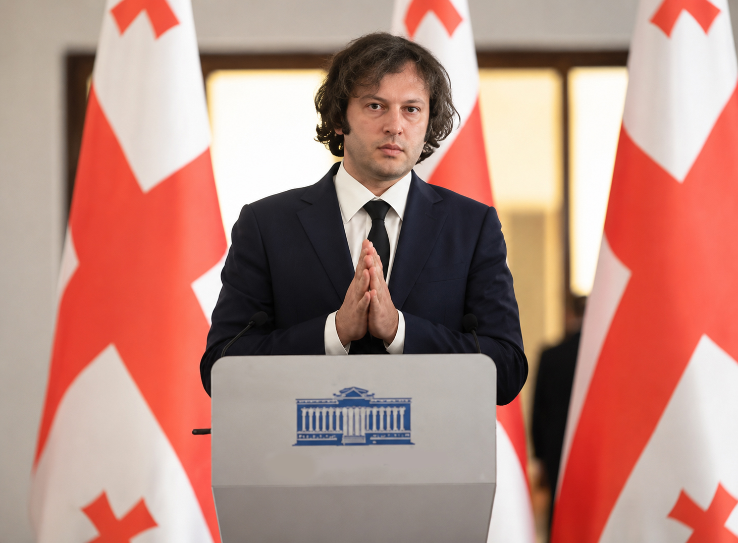 The Georgian Prime Minister used the dispersal of a protest in Denmark to politically troll Brussels.
