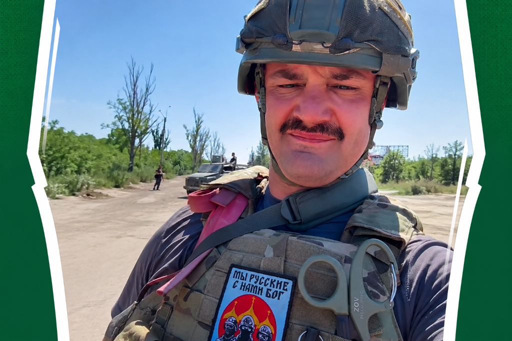 A German politician of Chechen descent has gone to Ukraine to defend 