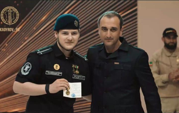 Adam Kadyrov's collection of awards has been expanded with a medal from the Abkhazian Defense Ministry