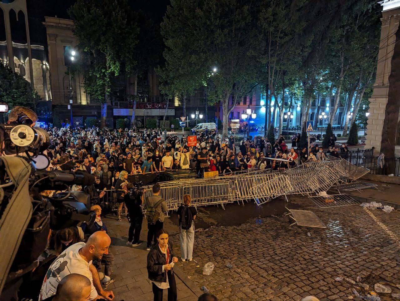 Georgia launched an investigation into the dispersal of protesters, which was called illegal