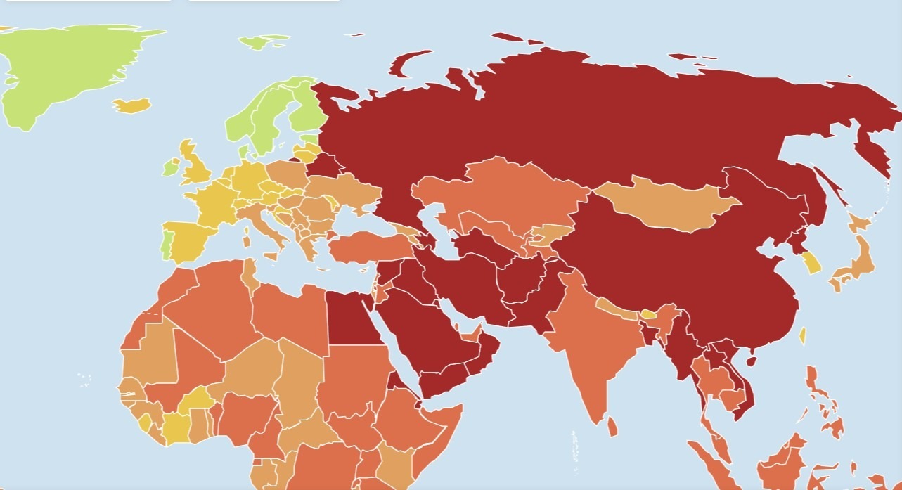Georgia and Azerbaijan sharply worsened their positions in the Media Freedom Index